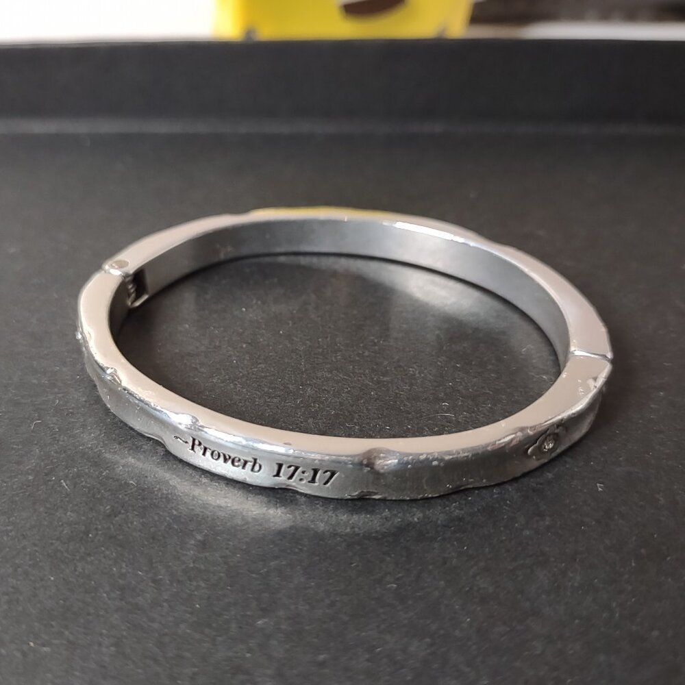 6.5 Inch Brighton Proverb 17 17 Bracelet